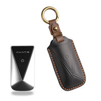 Étui en cuir pour clé de voiture, pochette à clés compatible avec les clés 07, en cuir véritable, 24 nouveaux modèles, 11 housses de protection pour clé de voiture à télécommande