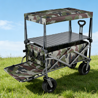 Chariot de pique-nique pliable d'extérieur 2026, nouveau modèle, pour le camping et le shopping, OEM/ODM, vente en gros |   Couleur/taille/logo personnalisés |   Usine