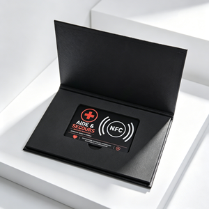 Custom Logo Art Paper Card Case <b>Box</b> with CMYK Screen Printing and Hot Stamping for VIP Gift Membership - Product Image 6
