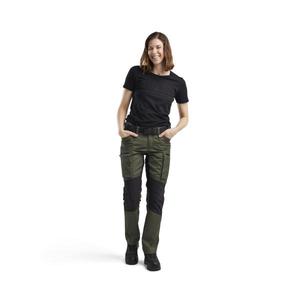 BLAKLADER - 715918454599C46 Women's Service <b>trousers</b> <b>stretch</b> Dark olive green/<b>Black</b> - EAN 7330509646243 WORK <b>TROUSERS</b> - Product Image 3