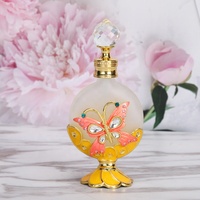 15-18Ml Arab Dubai Dipatenkan Butterfly Populer Logam Parfum Botol Minyak Esensial Isi Ulang Attar Botol Pabrik Outlet15303