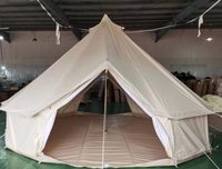 Tente de luxe imperméable de style arabe, grande tente de camping en plein air, glamping, yourte, maison de camping, grande tente en coton de luxe, tente en toile de luxe pour l'extérieur