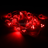 Lumières de piste de Noël permanentes pour extérieur SHIJI 30 mm RGB, étanches, à LED intelligentes, à points lumineux, IP67