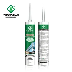 ZHONGTIAN 9380 China Supplier Mildew Proof glass transparent silicone waterproof non-pollution stone special sealant