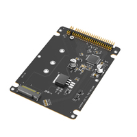 Tarjeta Adaptadora TISHRIC MSATA Mini-SATA/M.2 NGFF Key B SATA SSD a IDE ATA de 44 Pines, Tarjeta Riser M2 MSATA a IDE de 2.5" JM20330