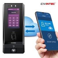 Sistema de Control de Acceso CT10 TCP/IP WiFi RFID VoIP para Apartamentos, Compatible con NFC, BLE, Identificación Móvil, Código QR, Software de Servidor en la Nube