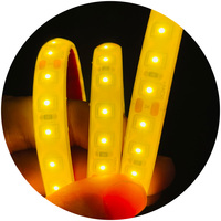 Bande lumineuse LED SMD2835 24V, étanche, flexible, 120 LED, CRI90, pour projets d'éclairage architectural