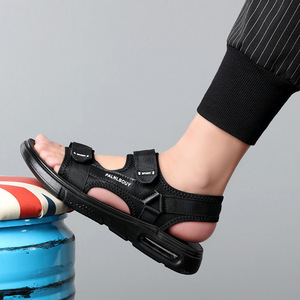 Sandalias Palnlbouy para Hombre con Aumento de Altura, Amortiguación de Aire, Cierre de Velcro, Tiras Cruzadas, Zapatos Casuales de Playa para Verano, Deportivos Juveniles - Product Image 4