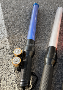 防水多機能26cm 2954cm交通制御バトンライトスティックワッド点滅レッドLed充電式交通バトン - Product Image 3