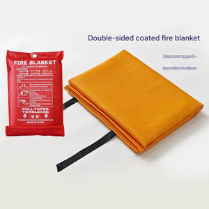 Couverture isolante anti-incendie d'urgence 6FT X 6FT en tissu de fibre de verre pour usage domestique, résistante à la chaleur, épaisseur 0,4-3mm, certifiée EN1869 - Product Image 3