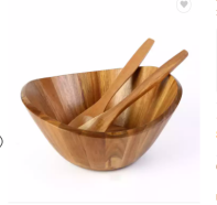 Petit bol en bois de teck, fruits, acacia, salade en bois de mangue