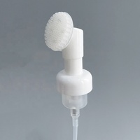 Mini peau douce au toucher nettoyant pour le corps lavage du visage Massage propre 30mm brosse en Silicone pompe à mousse mouses distributeur pompe