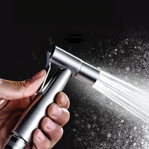 Недорогой распылитель из нержавеющей стали <span class=keywords><strong>304</strong></span>, туалетный распылитель, биде, распылитель, кран, Душевая насадка, насадка для очистки, Швабра, бассейн - Product Image 1