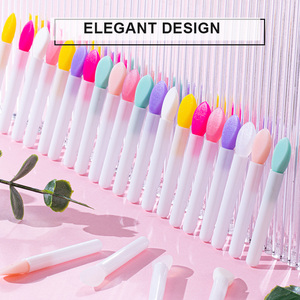 Spatule applicatrice en silicone pour baume à lèvres, outil de beauté pour masque labial, vente en gros - Product Image 4