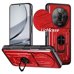 Lichicase, funda trasera multifuncional para ZTE Nubia <span class=keywords><strong>Music</strong></span> 4G, anillo de Metal, soporte para tarjeta, funda para teléfono móvil - Product Image 1