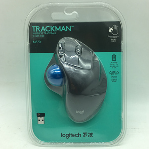 Chuột Chơi Game Không Dây Logitech M570 2.4G, Chuột Quang Trackball Thiết Kế Công Thái Học Cho <span class=keywords><strong>Windows</strong></span> <span class=keywords><strong>10</strong></span>/8/7 Mac OS Hỗ Trợ Kiểm Tra Chính Thức - Product Image 2