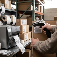 Lecteur de codes-barres sans fil OH4503, décodage rapide, lecteur de codes 2D pour système POS, inventaire, logistique, vente en gros, OEM disponible