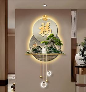 Directo DE FÁBRICA DE Yiwu, pintura de paisaje, decoración de entrada, Mural LED, pintura colgante tridimensional, decoración del hogar - Product Image 1