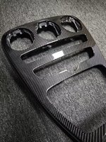 Kit complet de garnitures intérieures en fibre de carbone pour console centrale et panneaux de porte pour Mercedes Benz Classe C GLC W205 X253 C260L C200 Accessoires