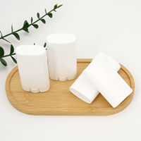 Tube en plastique plat vide de 15 g pour baume à lèvres, conteneur pour stick déodorant, emballage cosmétique