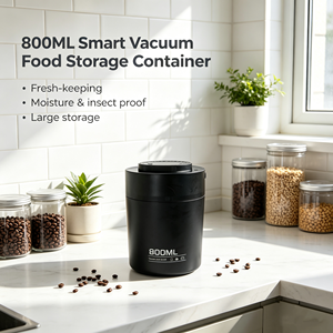Electric Vacuum Storage Canister 1300ML Intelligent Constant Pressure Airtight Container For Coffee Bean Pet Treats Freeze‑Dried - Product Image 4