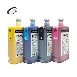 Fcolor无异味生态溶剂油墨散装油墨适用于宽幅打印机Dx5 Dx7机头