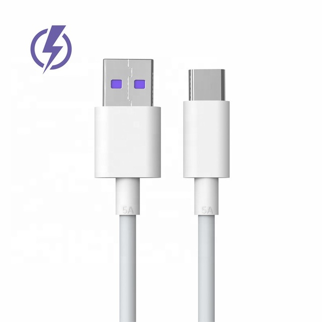 5A Super Fast 40W USB Charging Cable for Huawei Mobile Phones Type C Data Cable with Braid Shielding and TPE Jacket