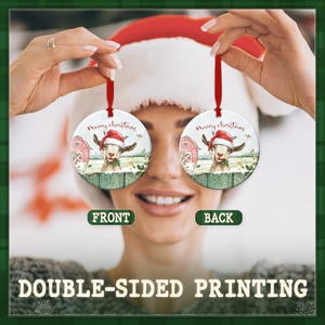 Adorno navideño de cuenta regresiva con forma de ciervo, hecho a mano en madera contrachapada 3D. |   Advento Mecánico Giratorio |   Decoración Navideña Festiva para el Hogar, Regalo 2026 - Product Image 2