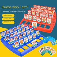 Juego de Mesa Guess Who, Juego de Cartas Interactivo Familiar Educativo, Juego de Mesa Lógico para Niños, Juguetes para Fiestas de Padres e Hijos