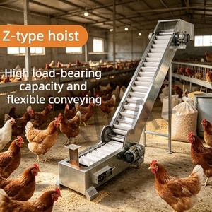 Mini élévateur à godets modulaire pour ligne d'assemblage d'élevages avicoles, pour trémie d'alimentation de petite ferme de poulets de jardin - Product Image 4