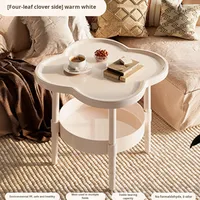 Creative crème-Style en plastique maison salon canapé chevet Table basse moderne minimaliste balcon debout organisateur de stockage