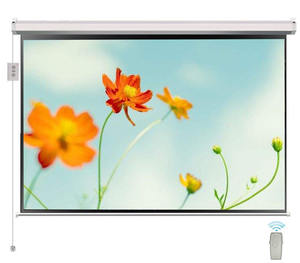 Écran de Projection Motorisé Électrique Haute Qualité 100, 120, 150 Pouces pour Home Cinéma Montage Mural/Plafond avec Format 16:9 - Product Image 2