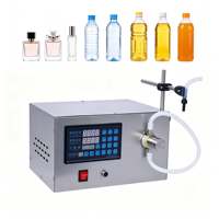 Machine de remplissage semi-automatique à quatre buses pour eau, solvant, parfum, huile lubrifiante et divers liquides à faible et moyenne viscosité