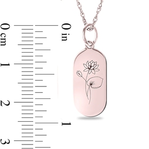 Collier délicat avec fleurs de naissance, breloques œillet et rose, collier à disque de fleurs superposé, bijoux chaîne dorée, cadeau pour mère et femme - Product Image 3