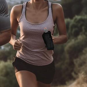 ハンドヘルドポリエステル素材ボトルバッグ手持ち式ランニングウォーターボトルバッグ - Product Image 5