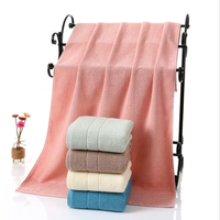 Serviette de bain en pur coton avec doux adulte ménage serviette bain absorbant serviette de bain en gros hôtel Salon de beauté personnalisé
