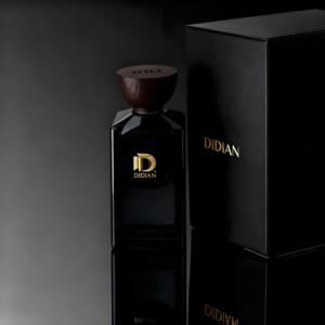 Flacon de parfum personnalisé sur mesure 50 ml, flacon de parfum vide en verre ambré carré de luxe avec bouchon à baïonnette, boîte personnalisée - Product Image 6
