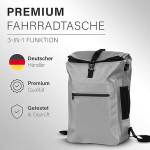 Échantillon gratuit Sac de vélo BSCI 30L avec fonction sac à dos, pour porte-bagages, facile à assembler, compartiment pour ordinateur portable - Product Image 2