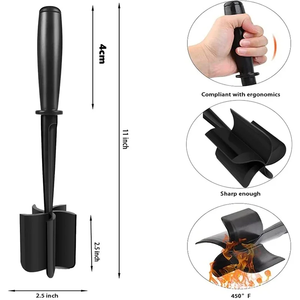 Picador de Carne de Plástico para Cocina, Triturador de Carne Picada, Espátula para Mezclar, Moler y Machacar, Raspador de Carne para Picar - Product Image 6