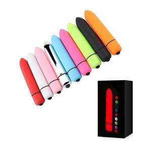 Silicone Vibrating Finger Massager for G Spot Nipple Waterproof Mini Clit Vibrator with 10 Modes Small <b>Bullet</b> Vibrator for Women - Product Image 1