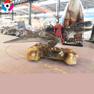 Jeux d'arcade à pièces pour enfants personnalisés, manèges et équipements de terrain de jeux amusants, <span class=keywords><strong>dinosaure</strong></span> mécanique à monter - Product Image 3