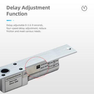 Vians DC 12V Automatic Door Wire Fail Safe Signal Output <strong>Timer</strong> <strong>Lock</strong> Cylinders Electric Drop Bolt <strong>Lock</strong> - Product Image 2