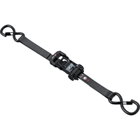 Sangle à cliquet rétractable automatique OUTZONE 3M/5M 800kg en polyester avec crochets caoutchoutés pour moto, remorque de bateau, montable