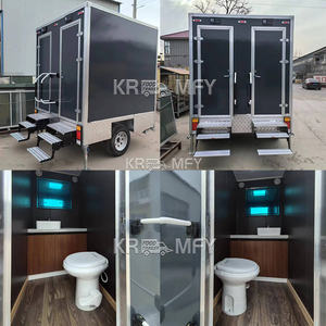 Remorque de toilettes mobiles de luxe 2025, unité de salle de bain portable, douches et toilettes - Product Image 4
