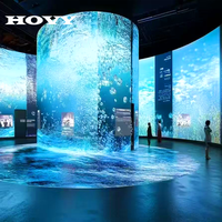 Système de cinéma de projection dôme LCD immersif à 360 degrés HOVY personnalisé avec HDMI et haut-parleur intégré