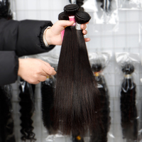 Offre Spéciale Extensions de Cheveux Remy Naturels Colorés Tissés, 100% Cheveux Humains Vierges Brésiliens Lisses et Pas Chers