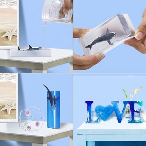 <span class=keywords><strong>Resina</strong></span> Epoxi de un Galón para Arte, Manualidades y Trabajos <span class=keywords><strong>en</strong></span> Madera, <span class=keywords><strong>Resina</strong></span> sin Burbujas, Kit de <span class=keywords><strong>Resina</strong></span> para Arte, <span class=keywords><strong>Resina</strong></span> de Fundición No Tóxica, Resistente a los Rayos UV - Product Image 4