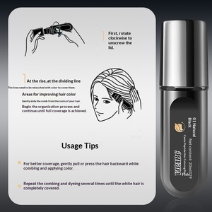Penna Colorante per Capelli VIPABC con Peptidi di Caviale Modello 963, Logo Personalizzato, Copre Istantaneamente i Capelli Grigi, Ripristina la Colorazione - Product Image 4
