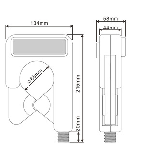 ETCR EM068HA 1200A Hochspannung klemm messer zur Erkennung von Leckstrom der Übertragungs leitung Hochspannungs-Leckstrom <span class=keywords><strong>sensor</strong></span> - Product Image 4