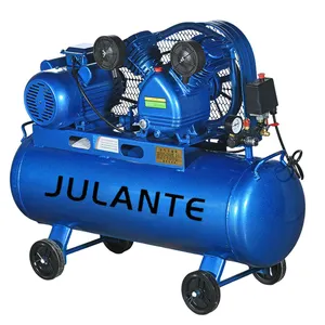 High quality 2200W 3HP 65L 80L 100L 8Bar piston belt driven air compressors with Aluminum shell